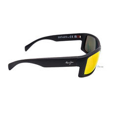 Lentes Maui Jim Hawaii Lava Equator Matte Blk W/Red Int