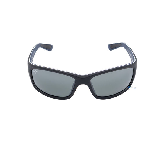 Lentes Maui Jim Grey Kanaio Coast Matte Black/White/Blue