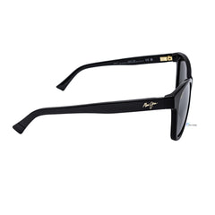 Lentes Maui Jim Grey Kiopaa Shiny Black