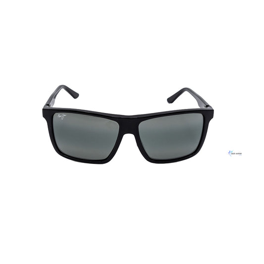 Lentes Maui Jim Grey Mamalu Bay Gloss Black