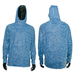 Aftco Jersey Adapt Hood Blue Upwell Camo M63163
