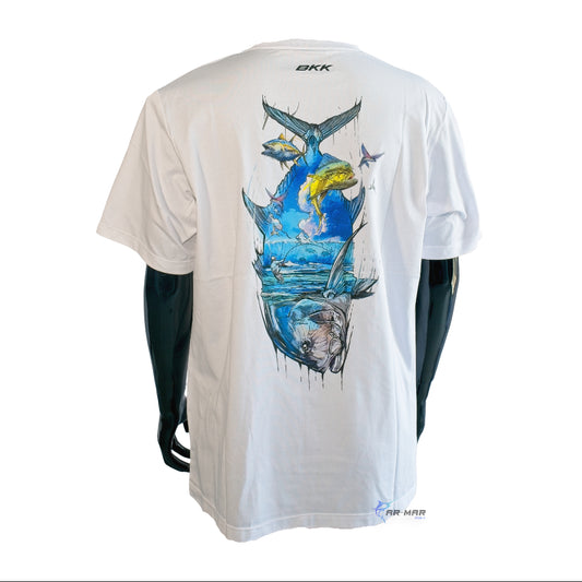 Bkk Short Sleeve Casual Shirt Brand Values GT White