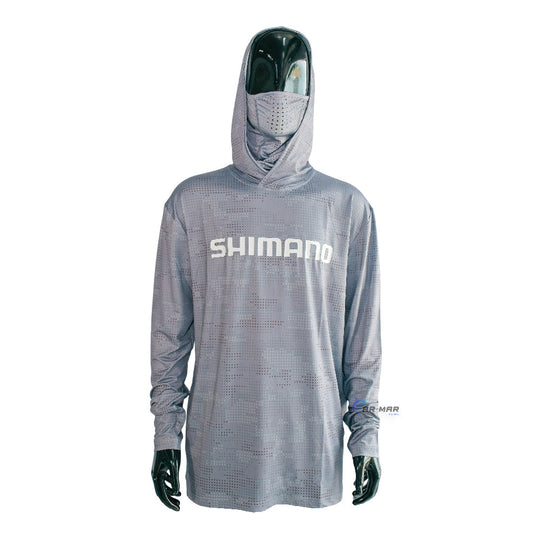 Jersey De Pesca Shimano Camuflaje Gris Oscuro