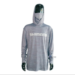 Jersey De Pesca Shimano Camuflaje Gris Oscuro