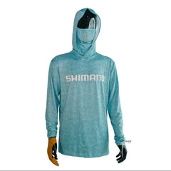 Jersey De Pesca Shimano Camuflaje Verdeazulado