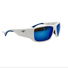 Lentes Maui Jim Blue Hawaii Keha Matte White