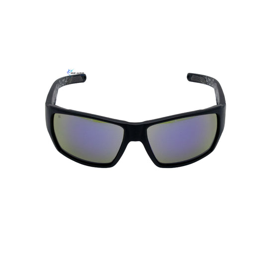 Lentes Bajío VEGA Black Matte Green Mirror Glass VEG2DF112