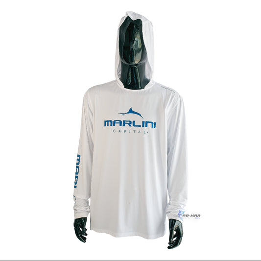 Marlini Capital Jersey Dri-Fit Baja Manga Larga Blanca Talla XL