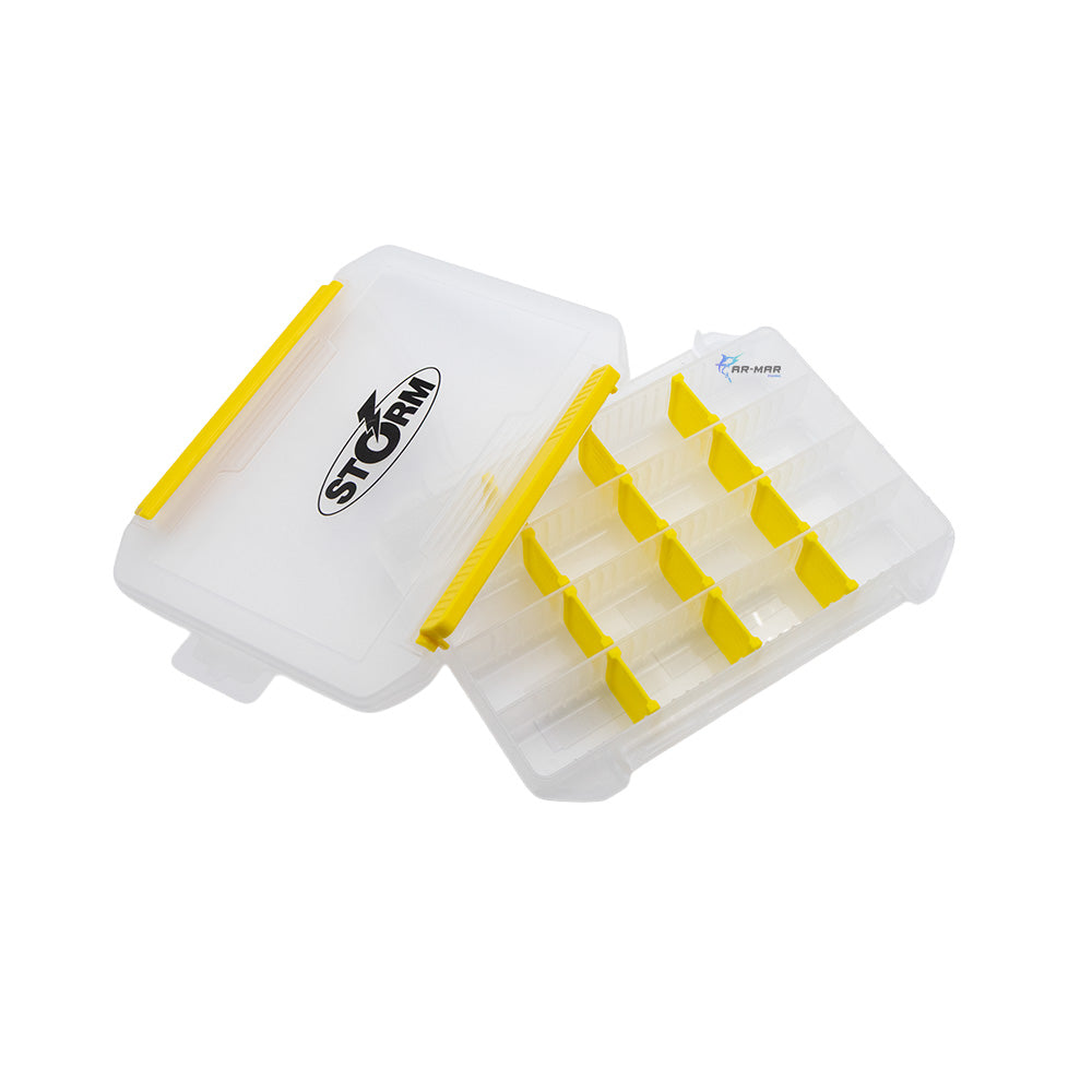 Caja Organizadora Storm Mediana Doble Clip 20.5x15.5x3.5cm
