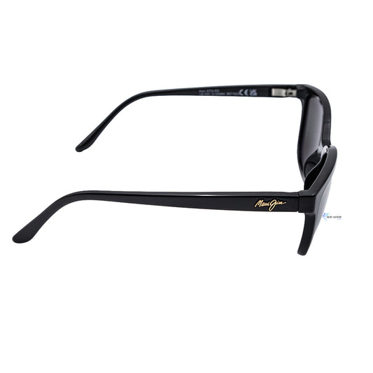Lentes Maui Jim Grey Honi Shiny Black