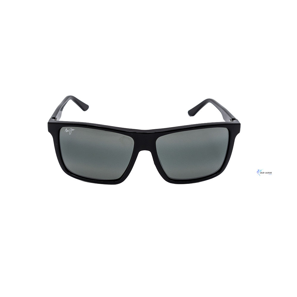 Lentes Maui Jim Grey Mamalu Bay Gloss Black