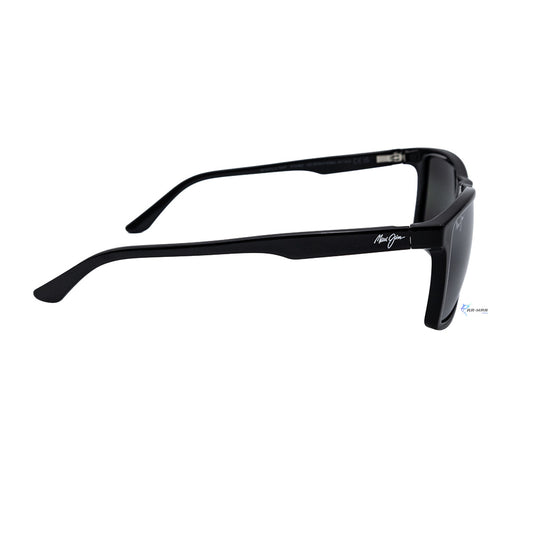 Lentes Maui Jim Grey Mamalu Bay Gloss Black