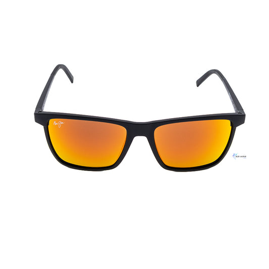Lentes Maui Jim Hawaii Lava One Way Black Matte