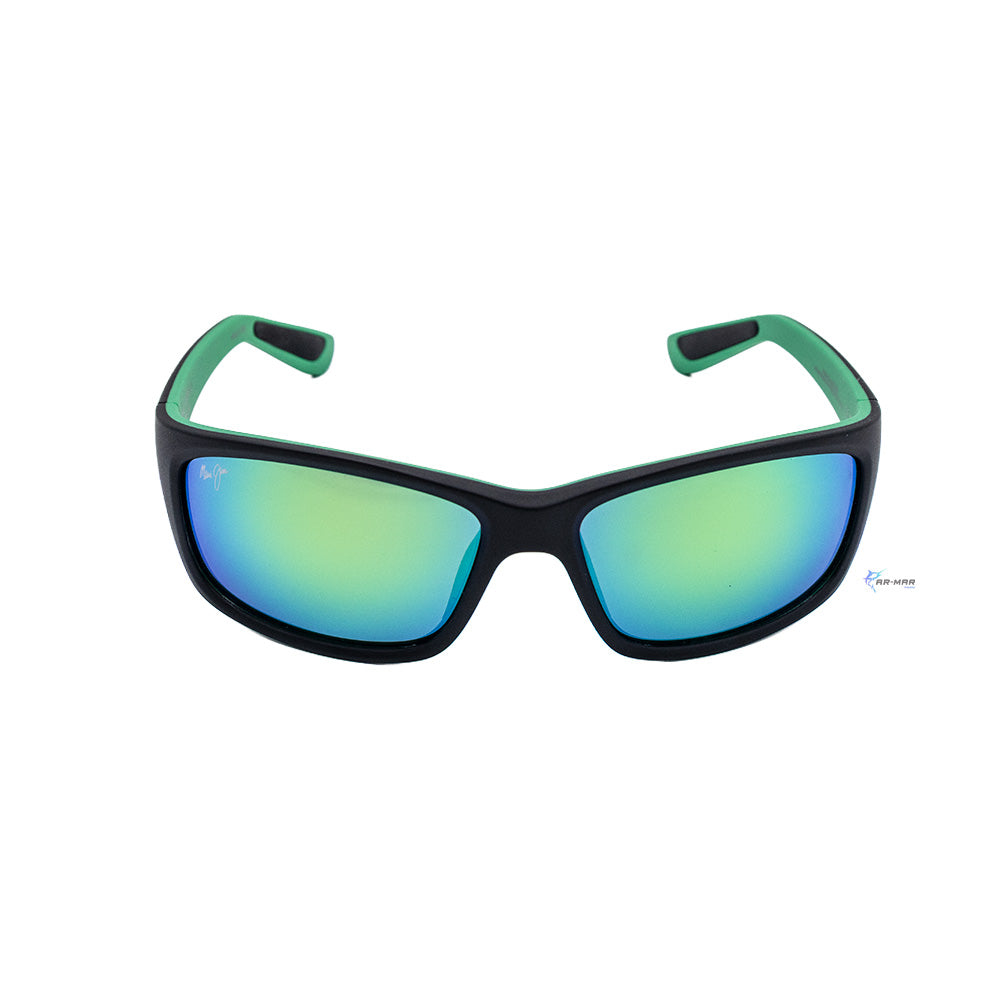 Lentes Maui Jim Mauigreen® Kanaio Coast Matte Black/Green