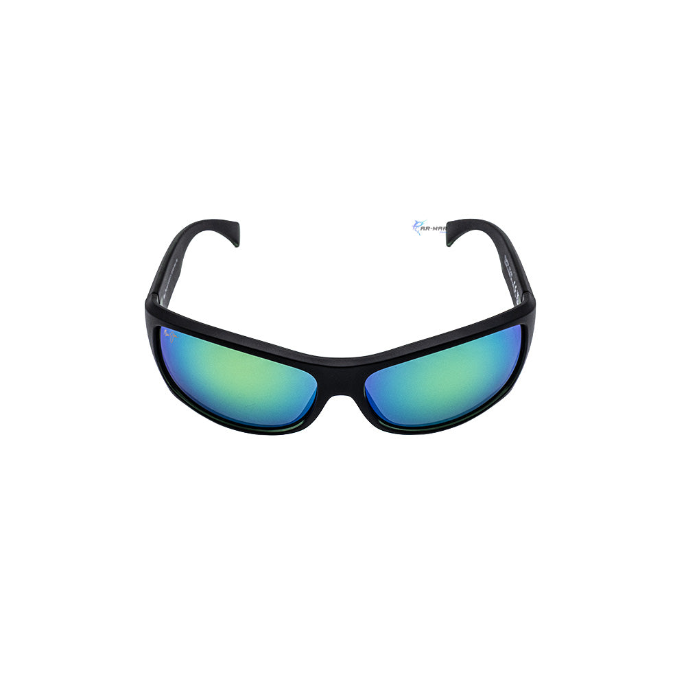 Lentes Maui Jim Muigreen Equator Mtt Blk W/Olive Int