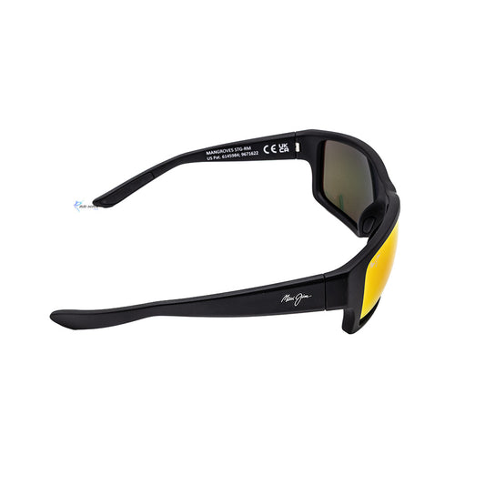 Lentes Maui Jim Hawaii Lava Mangroves Black Mate