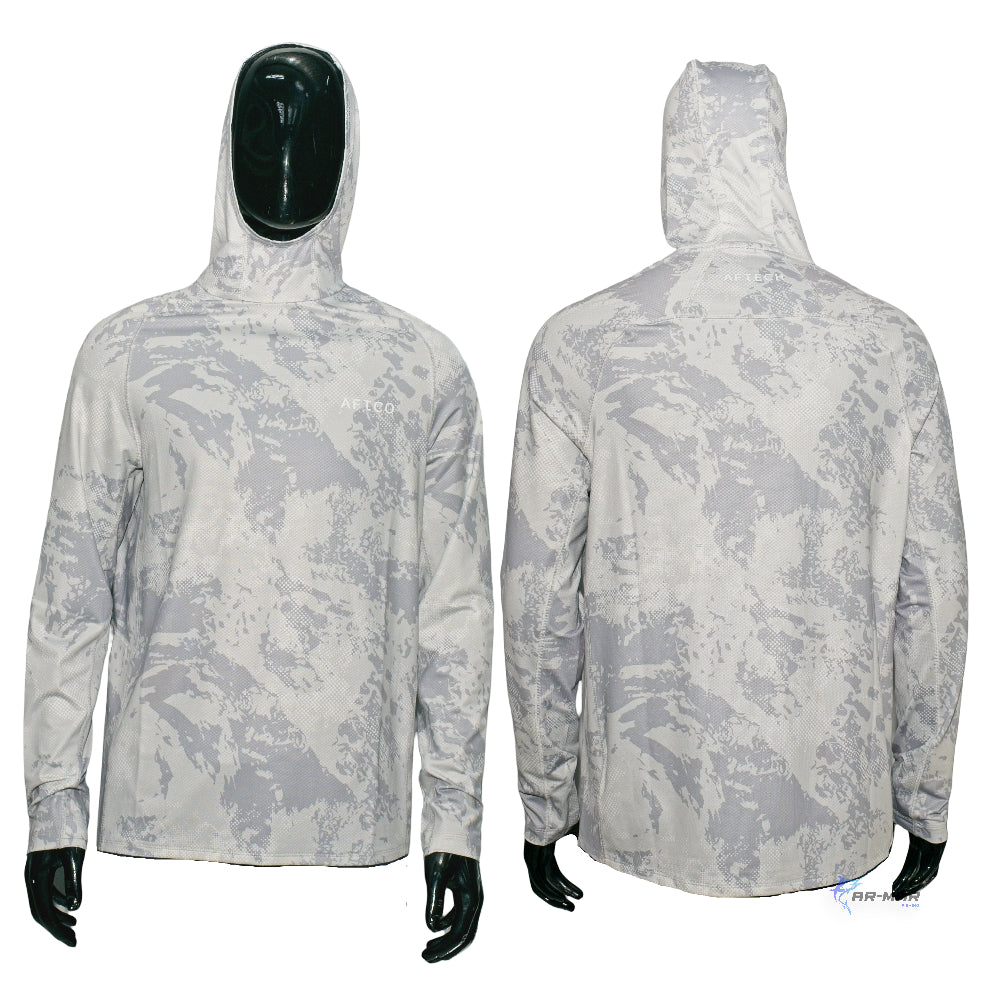 Aftco Jersey Adapt Hood Silver Storm Camo M63163