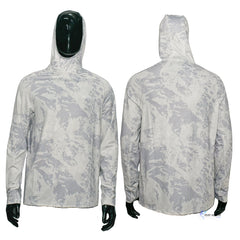 Aftco Jersey Adapt Hood Silver Storm Camo M63163