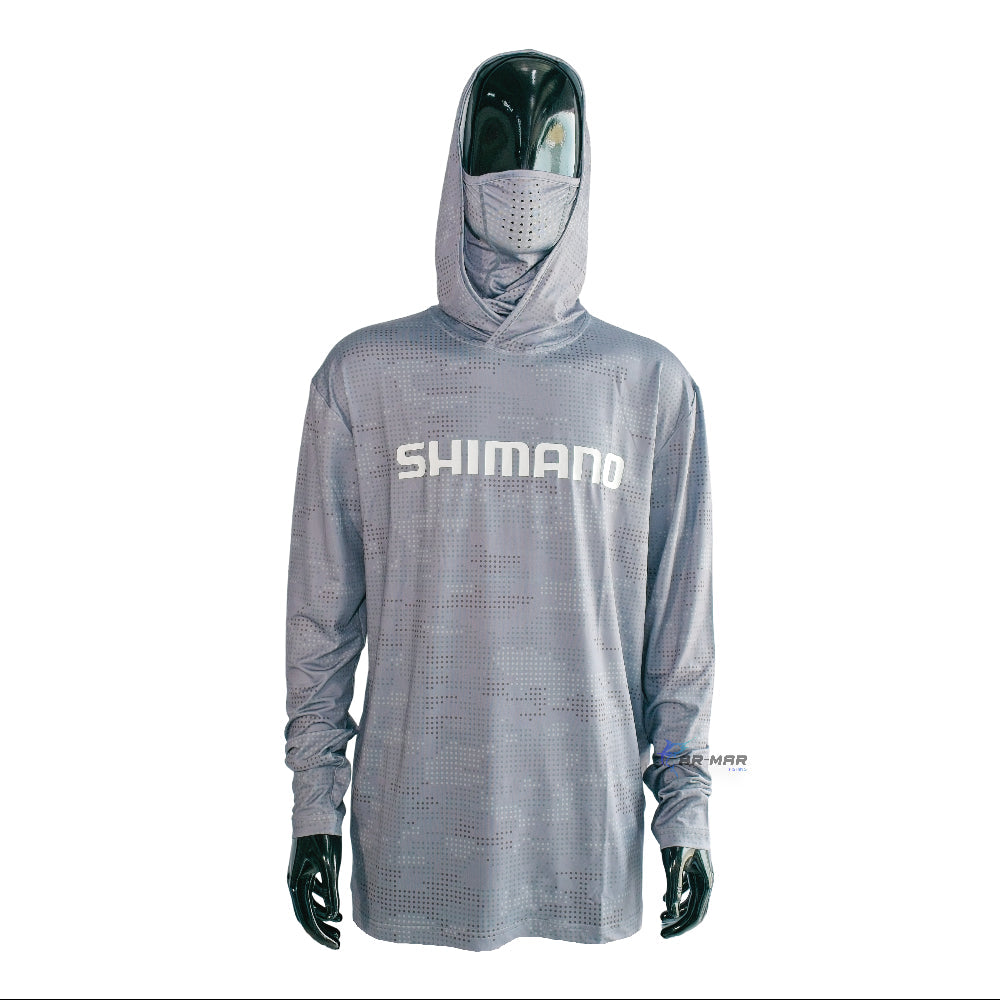 Jersey De Pesca Shimano Camuflaje Gris Oscuro