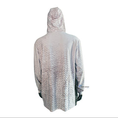 Jyg Pro Hooded Face Mask Fishing Shirt Light Gray