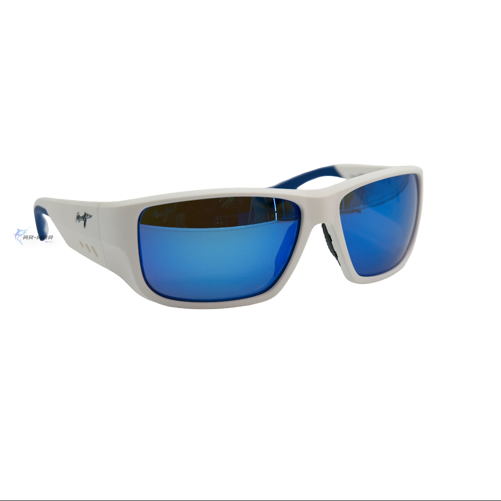 Lentes Maui Jim Blue Hawaii Keha Matte White