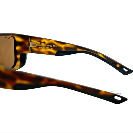 Lentes Maui Jim Hcl Amberjack Matte Tortoise With Black