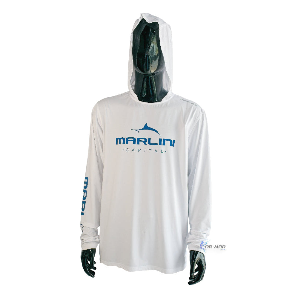 Marlini Capital Jersey Dri-Fit Baja Manga Larga Blanca Talla XL
