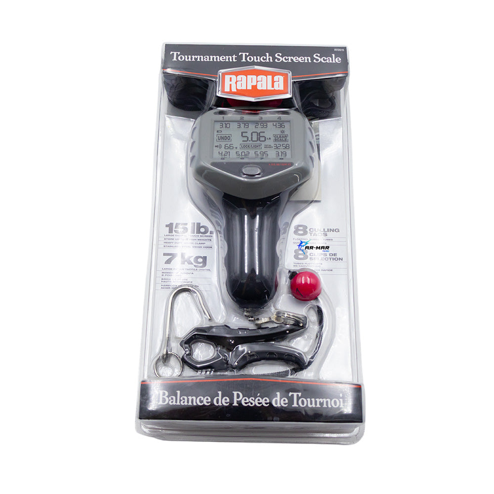 BASCULA C/ PANTALLA TACTIL RAPALA RTDS15